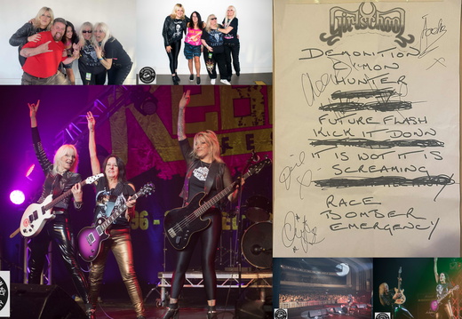 Girlschool Blackpool Aug 2025